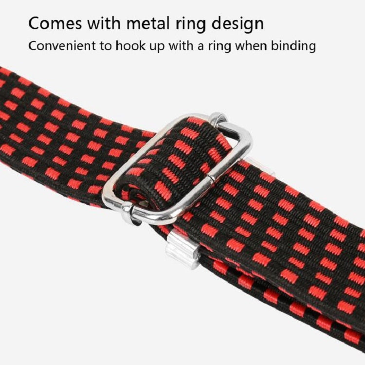 Corda per rilegatura per bicicletta da 3 pezzi, allargamento e ispessimento, corda elastica multiuso per bagagli, 0.5m, 1m, 2m, 3m, 4m