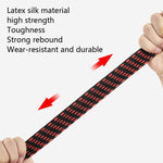 Corda per rilegatura per bicicletta da 3 pezzi, allargamento e ispessimento, corda elastica multiuso per bagagli, 0.5m, 1m, 2m, 3m, 4m