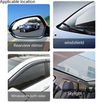2 pezzi di detergente repellente per la pioggia in vetro per tergicristallo per parabrezza per auto, detergente repellente per pioggia per auto, Rain Repellent, Oil Film Removal, Defogging Agent