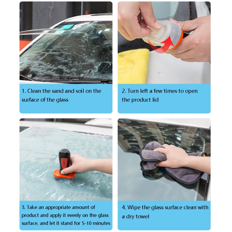 2 pezzi di detergente repellente per la pioggia in vetro per tergicristallo per parabrezza per auto, detergente repellente per pioggia per auto, Rain Repellent, Oil Film Removal, Defogging Agent