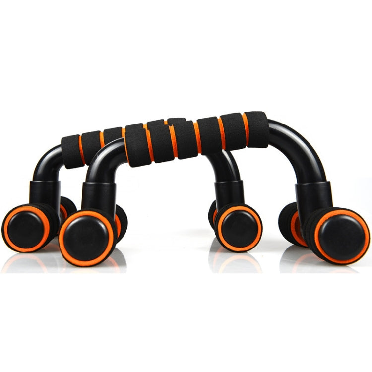 Staffa push-up a forma di H Attrezzatura per fitness push-up Attrezzatura per espansione toracica per interni domestici, Black Orange, Black  Green