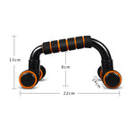 Staffa push-up a forma di H Attrezzatura per fitness push-up Attrezzatura per espansione toracica per interni domestici, Black Orange, Black  Green