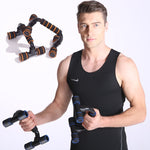 Staffa push-up a forma di H Attrezzatura per fitness push-up Attrezzatura per espansione toracica per interni domestici, Black Orange, Black  Green