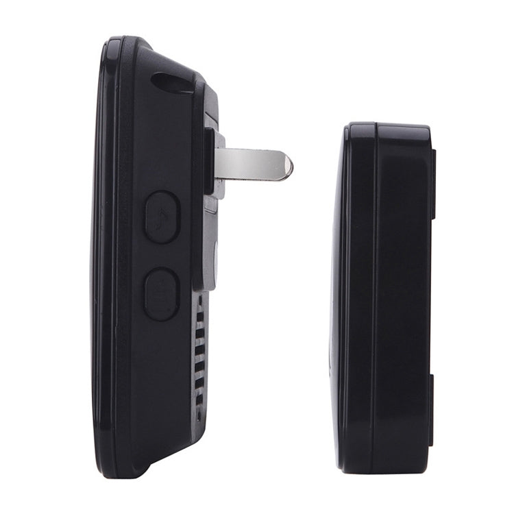 Campanello senza fili NESSUNA batteria Spina americana impermeabile luce a led 300 m a lungo raggio intelligente, EU Plug