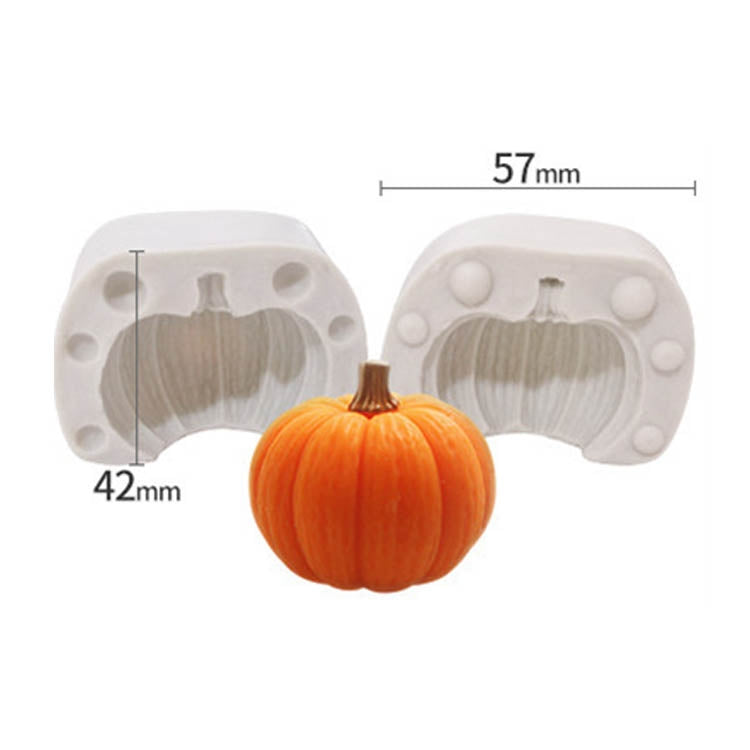 Stampo in silicone per candela profumata fai da te con torta di zucca tridimensionale di Halloween, SW-36, SW-37, SW-44, SW-45, SW-46, SW-47, ZW-57, ZW-109