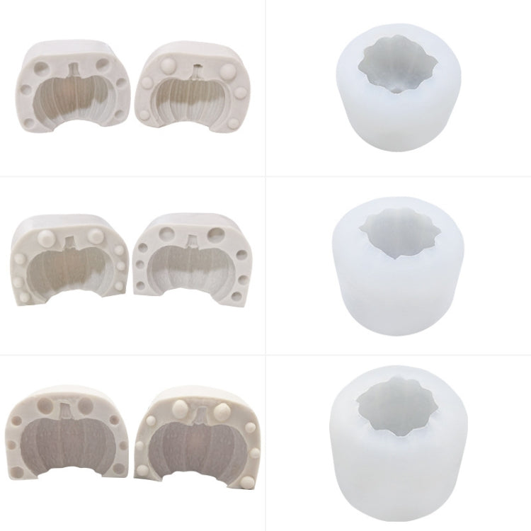 Stampo in silicone per candela profumata fai da te con torta di zucca tridimensionale di Halloween, SW-36, SW-37, SW-44, SW-45, SW-46, SW-47, ZW-57, ZW-109