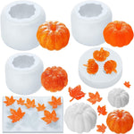 Stampo in silicone per candela profumata fai da te con torta di zucca tridimensionale di Halloween, SW-36, SW-37, SW-44, SW-45, SW-46, SW-47, ZW-57, ZW-109