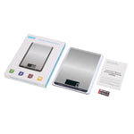 Bilancia da cucina in acciaio inossidabile Bilancia elettronica per alimenti domestici, 5kg/1g, 10kg/1g
