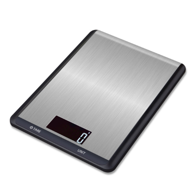 Bilancia da cucina in acciaio inossidabile Bilancia elettronica per alimenti domestici, 5kg/1g, 10kg/1g
