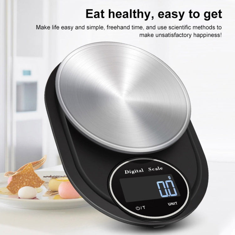 Bilancia elettronica da cucina domestica Bilancia per gioielli in acciaio inossidabile ad alta precisione, Hemming 5kg/1g, No Edging 5kg/1g, Hemming 3kg/0.1g, No Edging 3kg/0.1g, Hemming 5kg/0.1g, No Edging 5kg/0.1g