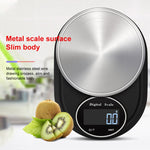 Bilancia elettronica da cucina domestica Bilancia per gioielli in acciaio inossidabile ad alta precisione, Hemming 5kg/1g, No Edging 5kg/1g, Hemming 3kg/0.1g, No Edging 3kg/0.1g, Hemming 5kg/0.1g, No Edging 5kg/0.1g