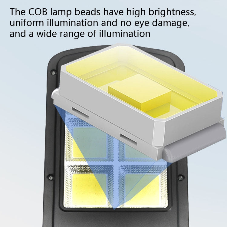 Lampada solare 10W con sensore movimento e telecomando