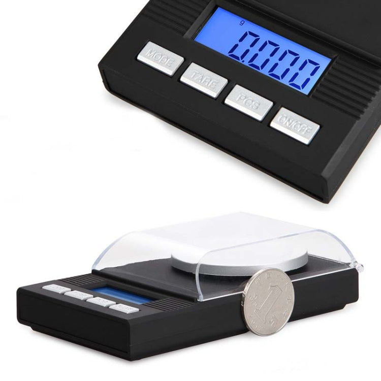 Bilancia per gioielli portatile ad alta precisione Mini bilancia elettronica Bilancia elettronica per carati di precisione, 10g/0.001g, 20g/0.001g, 50g/0.001g, 100g/0.001g