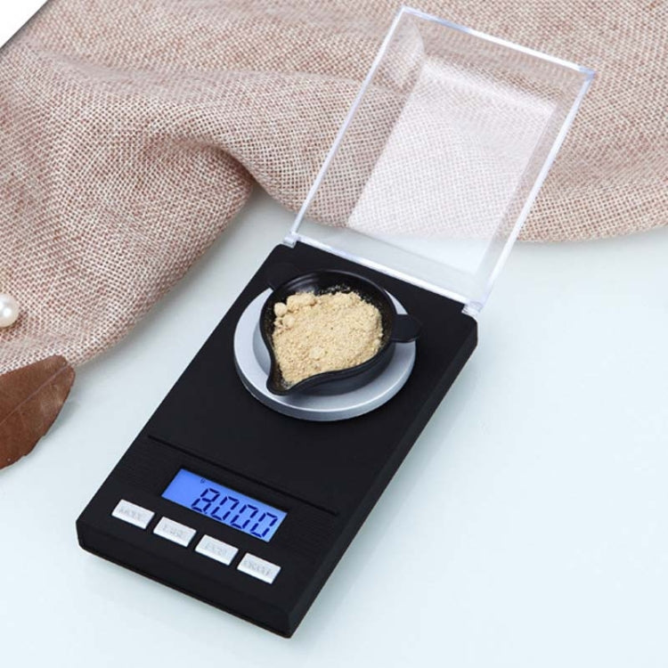 Bilancia per gioielli portatile ad alta precisione Mini bilancia elettronica Bilancia elettronica per carati di precisione, 10g/0.001g, 20g/0.001g, 50g/0.001g, 100g/0.001g
