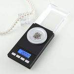 Bilancia per gioielli portatile ad alta precisione Mini bilancia elettronica Bilancia elettronica per carati di precisione, 10g/0.001g, 20g/0.001g, 50g/0.001g, 100g/0.001g