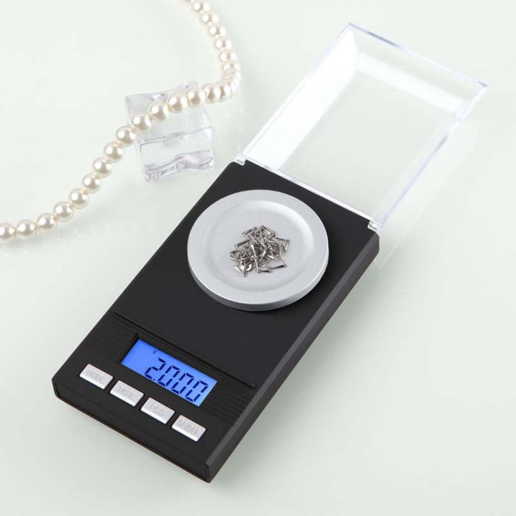 Bilancia per gioielli portatile ad alta precisione Mini bilancia elettronica Bilancia elettronica per carati di precisione, 10g/0.001g, 20g/0.001g, 50g/0.001g, 100g/0.001g