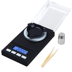Bilancia per gioielli portatile ad alta precisione Mini bilancia elettronica Bilancia elettronica per carati di precisione, 10g/0.001g, 20g/0.001g, 50g/0.001g, 100g/0.001g