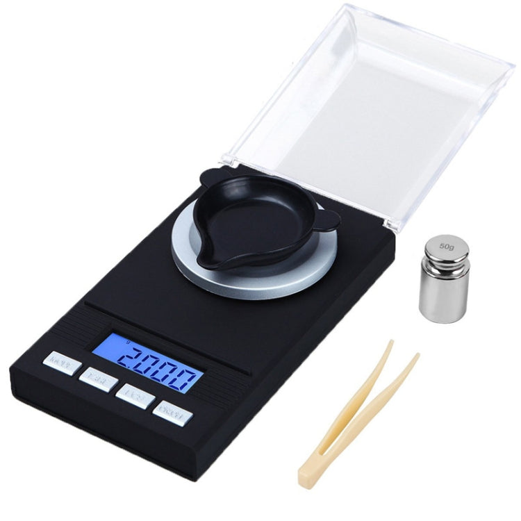 Bilancia per gioielli portatile ad alta precisione Mini bilancia elettronica Bilancia elettronica per carati di precisione, 10g/0.001g, 20g/0.001g, 50g/0.001g, 100g/0.001g