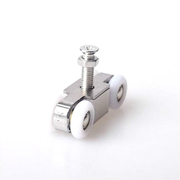 Ruota sospesa per porta scorrevole in acciaio inossidabile Puleggia per porta scorrevole silenziosa, liscia e resistente all'usura Asta sospesa in nylon, 4 Wheels, 8 Wheels