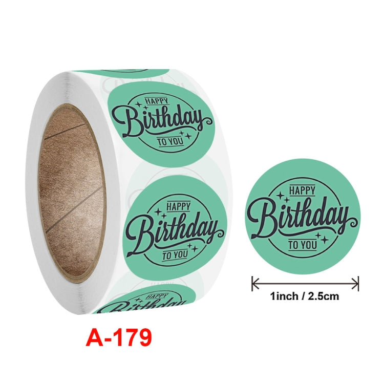 Etichetta decorativa regalo con adesivi fatti a mano per festa di compleanno da 10 pezzi, A-179 Sticker