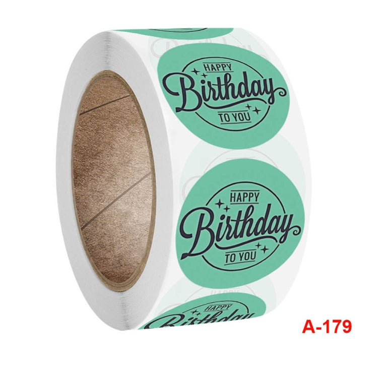 Etichetta decorativa regalo con adesivi fatti a mano per festa di compleanno da 10 pezzi, A-179 Sticker