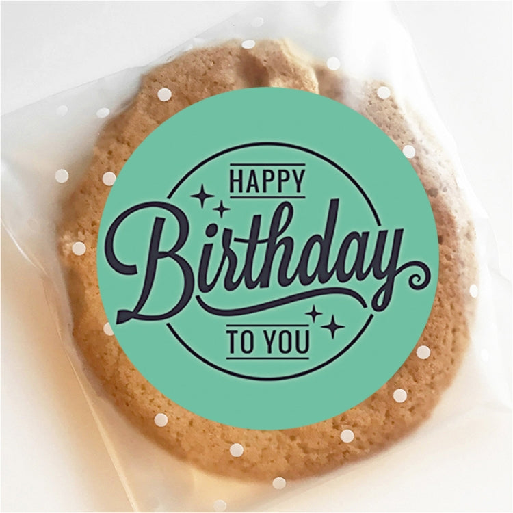 Etichetta decorativa regalo con adesivi fatti a mano per festa di compleanno da 10 pezzi, A-179 Sticker