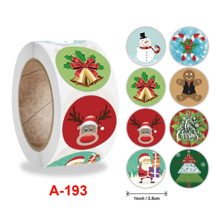 Etichetta adesiva regalo per decorazioni natalizie da 10 pezzi, A-193 Sticker