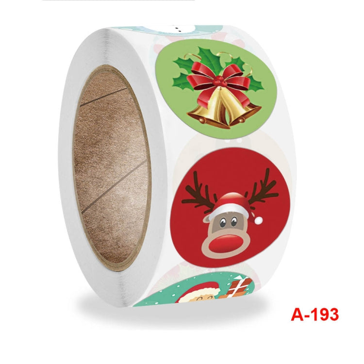 Etichetta adesiva regalo per decorazioni natalizie da 10 pezzi, A-193 Sticker