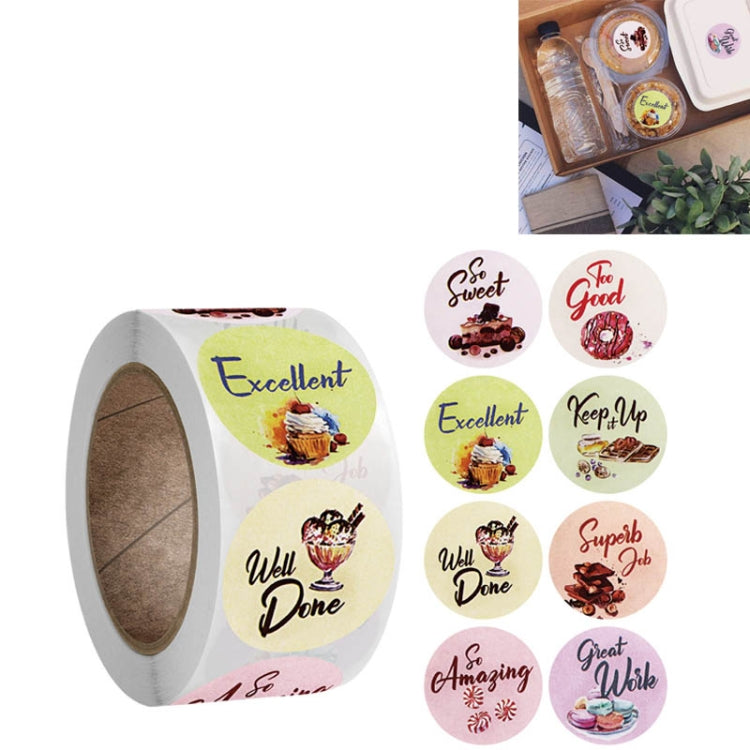 Adesivo sigillante per decorazione regalo adesivo rotondo da 10 pezzi per bambini, A-140 2.5cm / 1inch