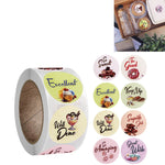 Adesivo sigillante per decorazione regalo adesivo rotondo da 10 pezzi per bambini, A-140 2.5cm / 1inch