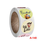 Adesivo sigillante per decorazione regalo adesivo rotondo da 10 pezzi per bambini, A-140 2.5cm / 1inch