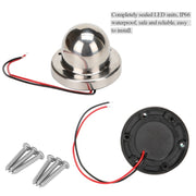 Luci navigazione LED per barche 12V rosse e verdi inox