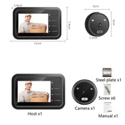 ASY-99 Videocitofono elettronico domestico Smart Cat Eye ad alta definizione da 2,4 pollici