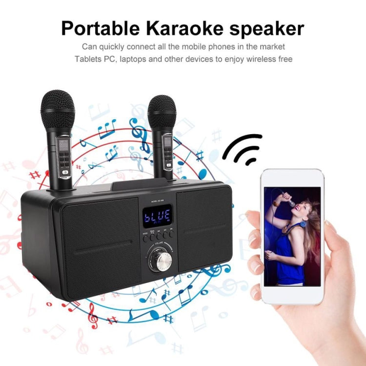 Microfono wireless Bluetooth SDRD SD309 con altoparlanti