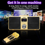 Microfono wireless Bluetooth SDRD SD309 con altoparlanti