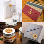 10 adesivi decorativi per etichette in pelle di vacchetta, B-55 Sticker