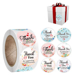 10 adesivi per cancelleria con etichetta regalo CrosFloral di ringraziamento, A-102 Sticker