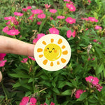 Etichetta fatta a mano per le vacanze con adesivi floreali rotondi da 10 pezzi, A-168 Sticker