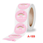 Etichetta di ringraziamento nuvola adesiva in rotolo da 10 pezzi, A-189 Sticker