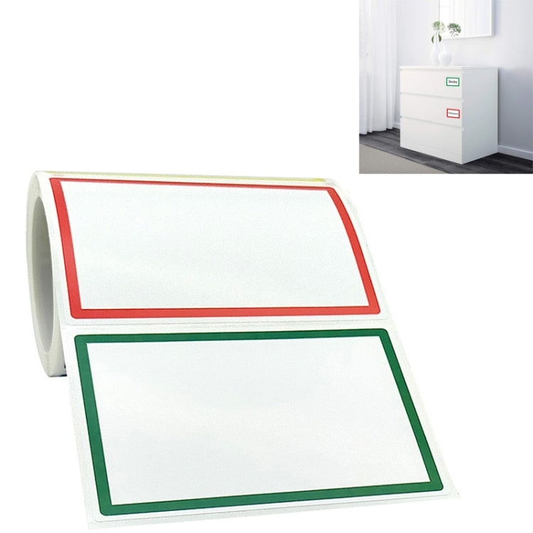 Etichette adesive rettangolari 88x58 mm in rotolo
