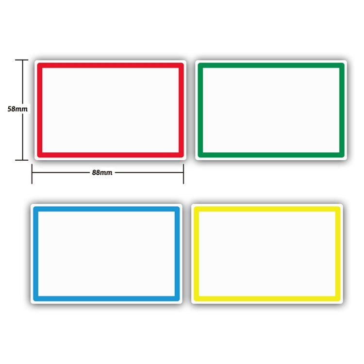 A-131 5 pz. Etichetta adesiva con nome in rotolo, 150 PCS/Roll 88x58 mm, 300 PCS/Roll 88x58 mm