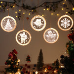 Luci a stringa a LED Luci per decorazioni natalizie Tende per decorazioni natalizie Luci USB, USB, Remote Control