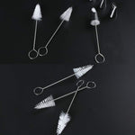 Spazzola in nylon per pulizia ugelli decorativi da 20 pezzi, Nozzle Cleaning Brush