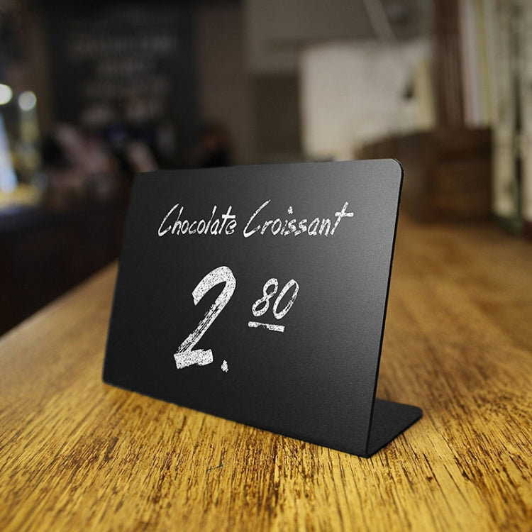 Lavagna piccola in vetro organico acrilico da 10 pezzi, display da tavolo per feste di matrimonio, decorazione da tavolo per la casa, da appoggio, piccola lavagna, Desktop Blackboard