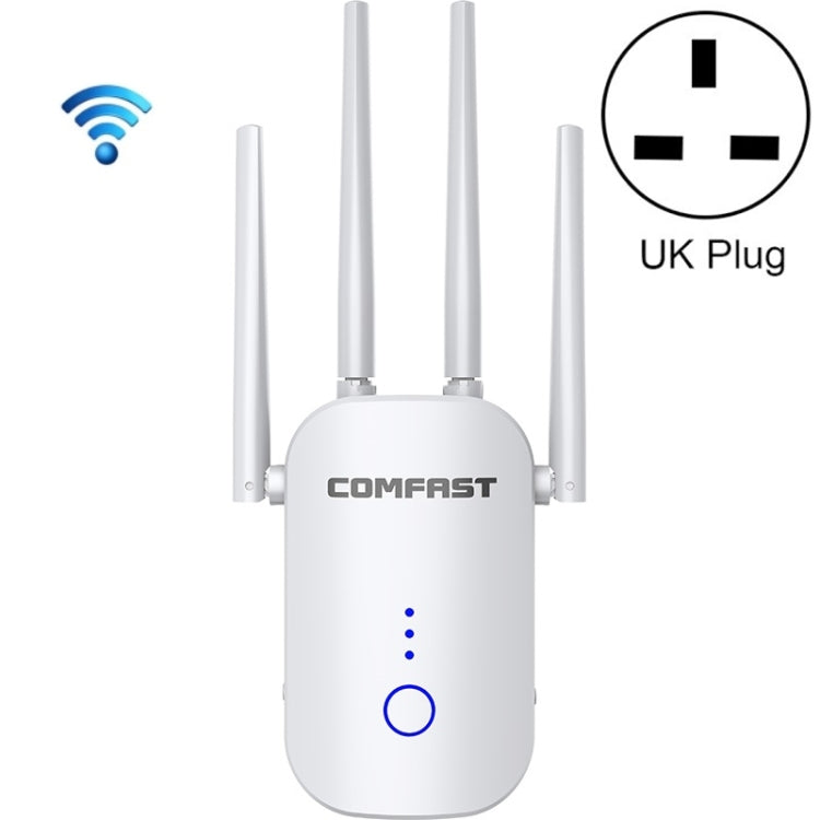 COMFAST CF-WR758AC Ripetitore wireless a doppia frequenza 1200Mbps Amplificatore di segnale WIFI 5.8G, spina CN, TBD05451904, TBD05451904EU, TBD05451904UK