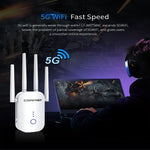 COMFAST CF-WR758AC Ripetitore wireless a doppia frequenza 1200Mbps Amplificatore di segnale WIFI 5.8G, spina CN, TBD05451904, TBD05451904EU, TBD05451904UK