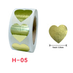 5 etichette adesive decorative fatte a mano per cottura al forno, 2.5 cm / 1 inch