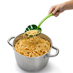 6 pezzi di colino con cucchiaio per noodle a foglia verde, Noodle Spoon