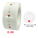 3 pezzi di ringraziamento adesivo etichetta sigillante adesivo decorativo per confezione regalo, E-06 Sticker