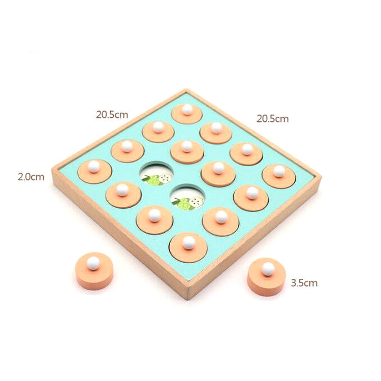 Giocattolo educativo scacchi in legno per bambini